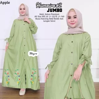 GAMIS LD 132 HUMAIRA #2 GAMIS JUMBO BORDIR ORIGINAL KATUN CLARA JUMBO