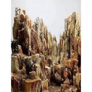 Batu Aquascape - Batu Fosil Kayu
