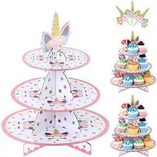 STAND CUP CAKE KARAKTER 3 SUSUN / TIER STAND CAKE KARAKTER ANAK (HIGH QUALITY)