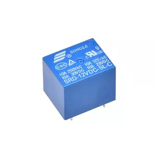 RELAY SONGLE 12V 10A SRD-12VDC-SL-C 5 PIN 5P