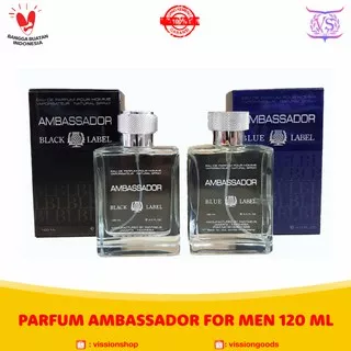 ? VISSION ? PARFUM PRIA ORIGINAL AMBASSADOR/AMBASADOR 120 ML - BLACK/BLUE LABEL SERIES