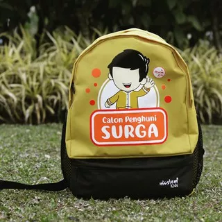 Tas Sekolah Ransel Anak Play Group PG TK SD Small Bagpack Bag Back Pack Moslem Kids Penghuni Surga