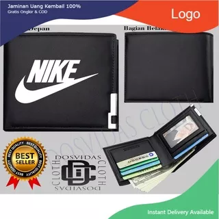 Dompet Pria Lipat NIKE SPORT Dompet Kulit Men Fashion Letter Wallet NIKE BRAND SPORT KEREN MUST HAVE