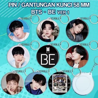 Pin / Gantungan Kunci 58 BTS BE versi 1 - Merchandise KPOP Unofficial Ganci bt21 Murah