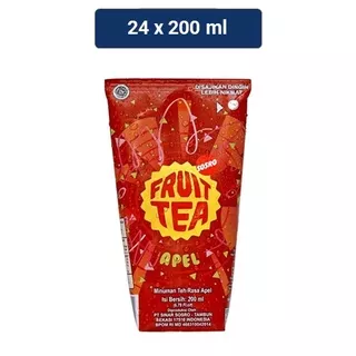 Fruit Tea Sosro Apple Genggam 200 ml x 24 (1 Case)