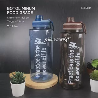 Botol Minum CLAIR 2,8 Liter / Botol Air Minum 3 Liter / Botol Sport / Botol Tumbler 8215 (8005045)