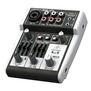 BEHRINGER XENYX 302 USB Mixer Audio dengan USB Soundcard Audio Interface