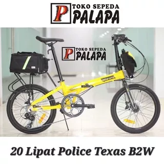 SEPEDA LIPAT 20 POLICE TEXAS BIKE TO WORK B2W NEW By Element