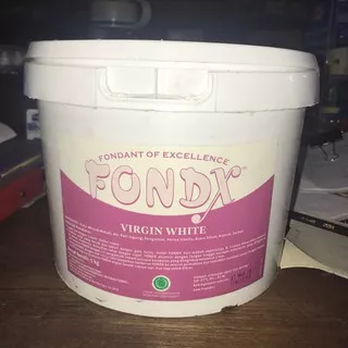 Fondant FondX Virgin White 5kg - Gosend Only!!