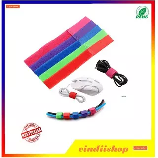 Velcro Strap Pengikat Kabel Warna Warni