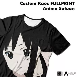 Custom Kaos Anime Full Print Satuan || Baju Anime Fullprint