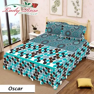 Lady Rose - Sprei RUMBAI King (180x200) Terlaris motif Oscar