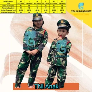 Baju TNI | Seragam TNI | Tentara cilik | Baju TNI anak kecil | karnaval 17 agustus murah bandung