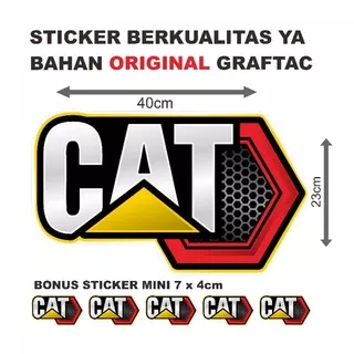 STICKER CAT CATERPILLAR UNIVERSAL STICKER BEKO EXCAVATOR CAT