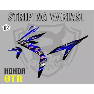 Stiker Supra GTR 150_Stiker Striping Variasi Supra GTR Kode 02