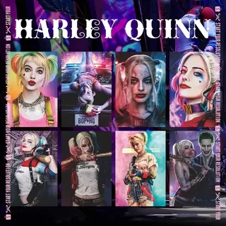 Poster Film DC Comic Harley quinn / Margot Robbie - Bahan Tebal Finishing Doff - PS