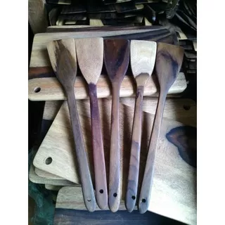 Sutil kayu / sendok kayu / sodet kayu / spatula kayu sonokeling / SUTIL SONOKELING P35