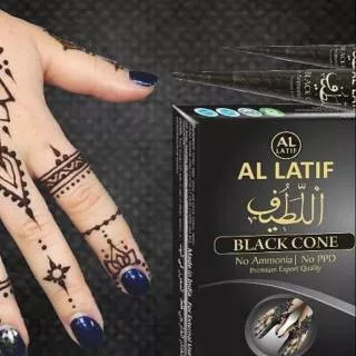 DISKON!!! Al Latif Henna Cone (With Aloevera)  golecha / hena cone / inai / henna art
