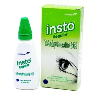 Insto Eye Drop Hijau 15ml - Obat Tetes Mata