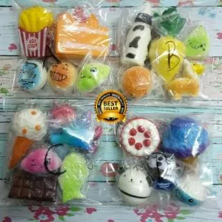 Squishy Paket Murah Spesial Isi 5 / SQUISHY ORIGINAL / SQUISY ORIGINAL