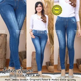 Celana Jeans Wanita / Celana Panjang jeans Wanita Remaja Cewek / Celana Jeans Loren Jegging