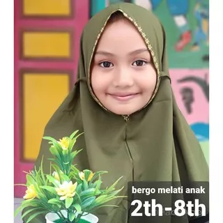 JILBAB INSTAN ANAK MARYAM MELATI / JILBAB BERGO RENDA MARYAM ANAK MELATI/ MARYAM ANAK TERMURAH