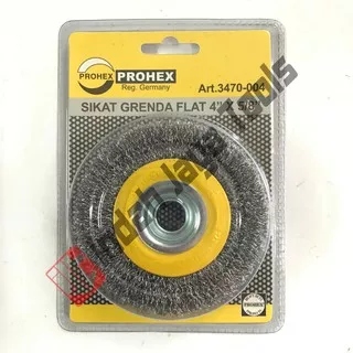 Sikat Kawat Gerinda Duduk 4 PROHEX / Wheel Wire Brush ART 3470-004 bor sikat