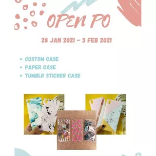 [PO] PAKET B PAPER CASE CUSTOM