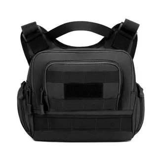 Tas selempang kanvas tactical gratis ongkir distro pushop tebal U2D1 besar multifungsi banyak slot original bandung branded dewasa sekolah branded korea kanvas kulit anti air Cowok branded k