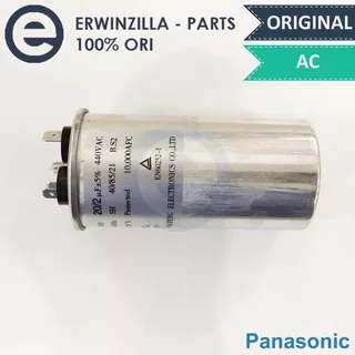 Dual Kapasitor Kompresor 20 uF & 2 uF AC 1 PK Panasonic Model R32 SKJ