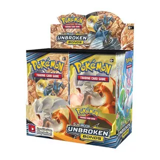 Kartu Pokemon TCG Booster Pack Sun & Moon Unbroken Bonds (harga/pack)
