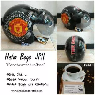 Helm Bogo Retro, Helm Bogo Manchester United, Helm Karakter