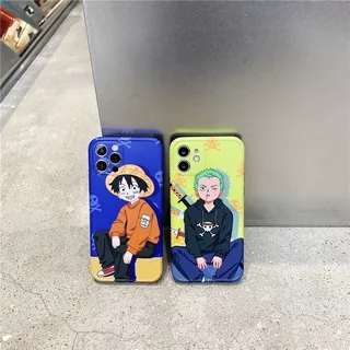 iPhone 11 Pro Max Xs Max Japan Anime One Piece Cartoon Luffy Sauron Soft Mobile Phone Case Cover Accessories Gadgets iPhone 12 Pro Max X XR SE 2020 12 Mini 7/8 Plus Silicon Colorful Apple Case