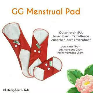 GG Menstrual Pad (Menspad) | Pembalut Kain