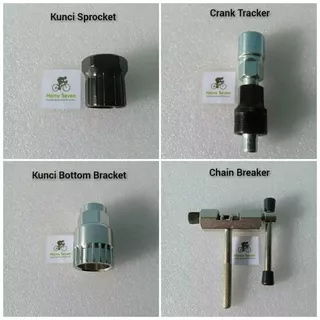 Kunci Sprocket - Kunci Crank - Kunci BB - Alat buka pasang potong rantai sepeda