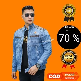 Pusatjaketoriginal1|Jaket Levis FJ 01 Jaket Jeans Denim Resleting Premium Jaket Pria Original Bisa COD Cash On Delivery Warna Bio Blitz | Jaket Kulit premium FJ 01 Premium Zipper Denim Jeans Jacket Men`s Original Jacket Can Pay on the spot Bio Flash Color