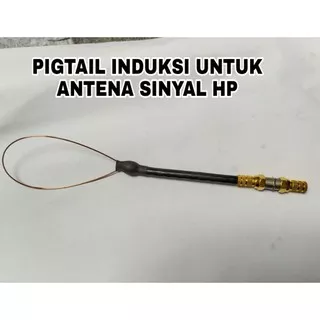 pigtail induksi plus 1 set konektor sambungan kabel RG6