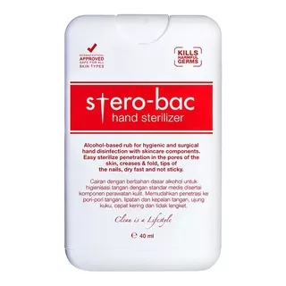 Sterobac Hand Sterilizer Pembersih Tangan Hand Sanitizer 40ml