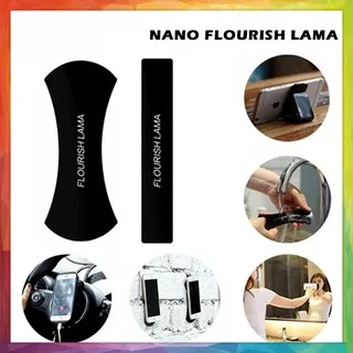 Nano Holder Flourish Lama / Rubber Fixate Gel Pad Tempelan Perekat HP Serbaguna Isi 2