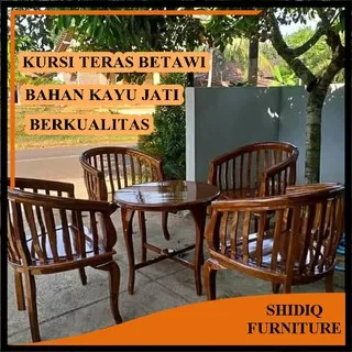 KURSI TERAS MINIMALIS PRODUKSI JEPARA KURSI TERAS KAYU JATI MINIMALIS SET MEJA KURSI TERAS