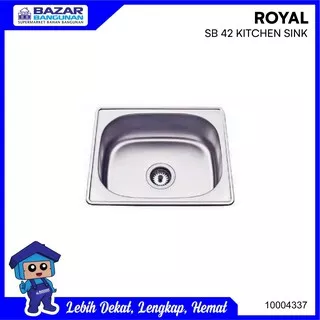 Royal - Sink / Bak Cuci Piring Sb 42 / Sb42 / Sb-42 Stainless Steel