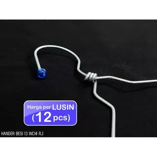 Hanger Baju / Hanger Besi Putih Grosir Gantungan Baju Murah 16 Inc