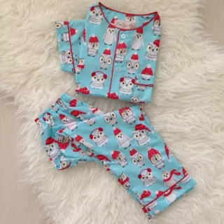 Owl Xmas Kids Pyjama