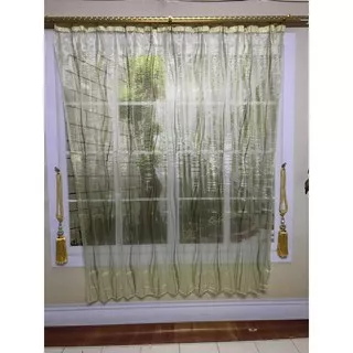 VITRASE SENADA DENGAN GORDEN GALAXY HIJAU L200 X T215 DALAMAN GORDEN / TIRAI TIPIS / VITRAS / PURING