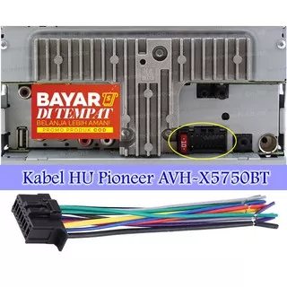 Kabel Soket Head Unit Pioneer u Pasang HU Pioneer AVH X5750BT/ AVH-X5850BT HU Mobil/ Tape Mo