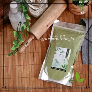 Greentea Pure Matcha / Green tea Powder Bubuk 100% Pure 250 gram Purematcha Teh Hijau