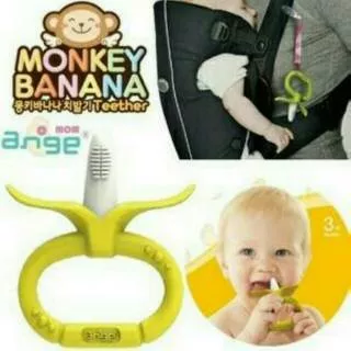 Monkey Banana Teether Ange Gigitan Bayi / Teether Bayi