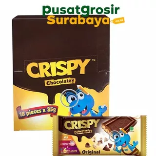 Coklat Crispy 35 gr Bar wafer coklat renyah