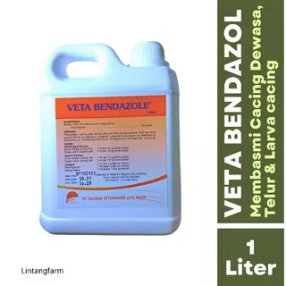 Obat Cacing Kambing - Obat Cacing Sapi - Obat Cacing Ayam Cair - Obat Cacing Ternak - Veta Bendazol 1 Liter Jakarta