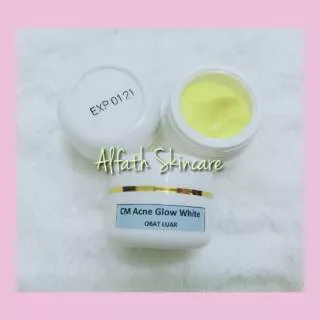 CREAM ACNE GLOW WHITE FARMASI / cream malam acne glowing ampuh